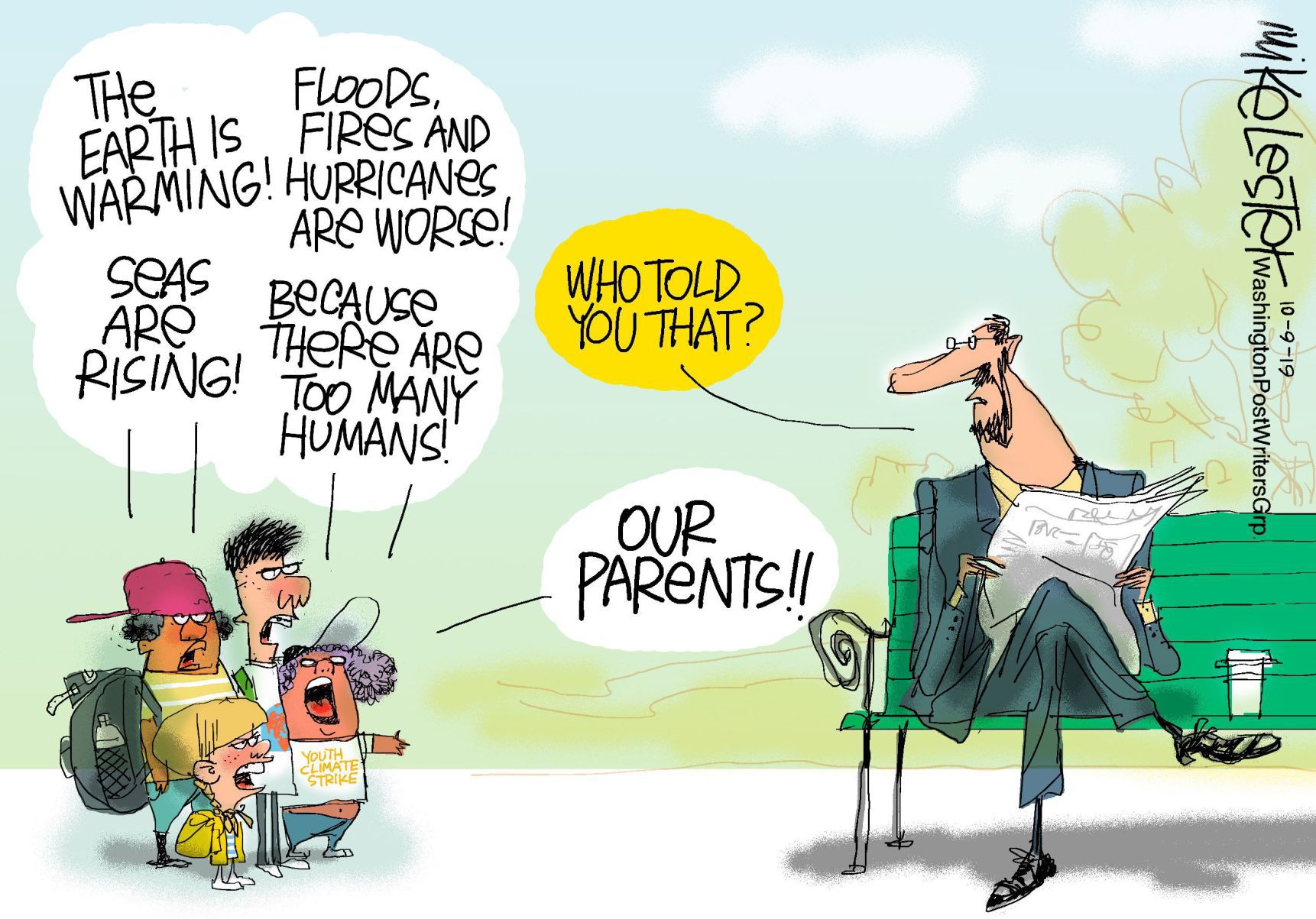 Mike Lester cartoon